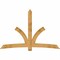 Ekena Millwork Davenport Rough Sawn Timber Gable Bracket, Western Red Cedar, 96"W x 64"H x 4"D x 6"F, 16/12 Pitch GBW096X64X0406DAV00RWR - alternate 1